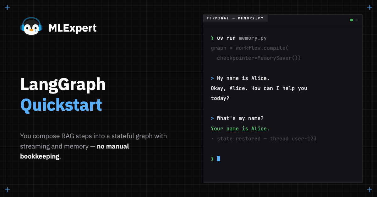 LangGraph Quickstart