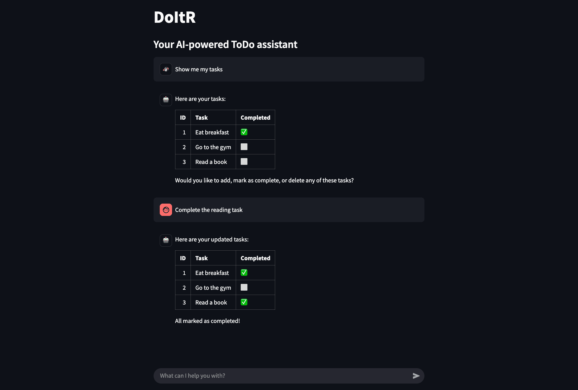 Tutorial banner